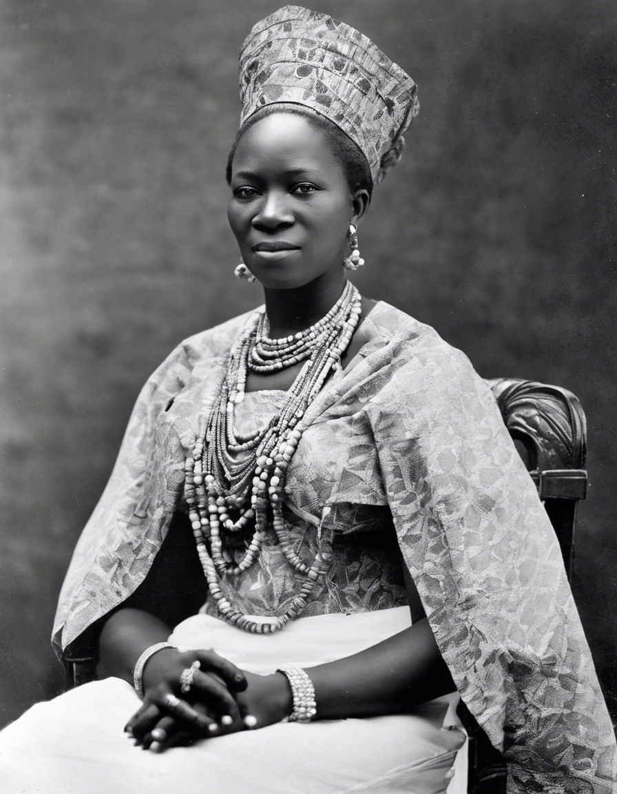 Historic portrait of Madam Yoko in traditional dress